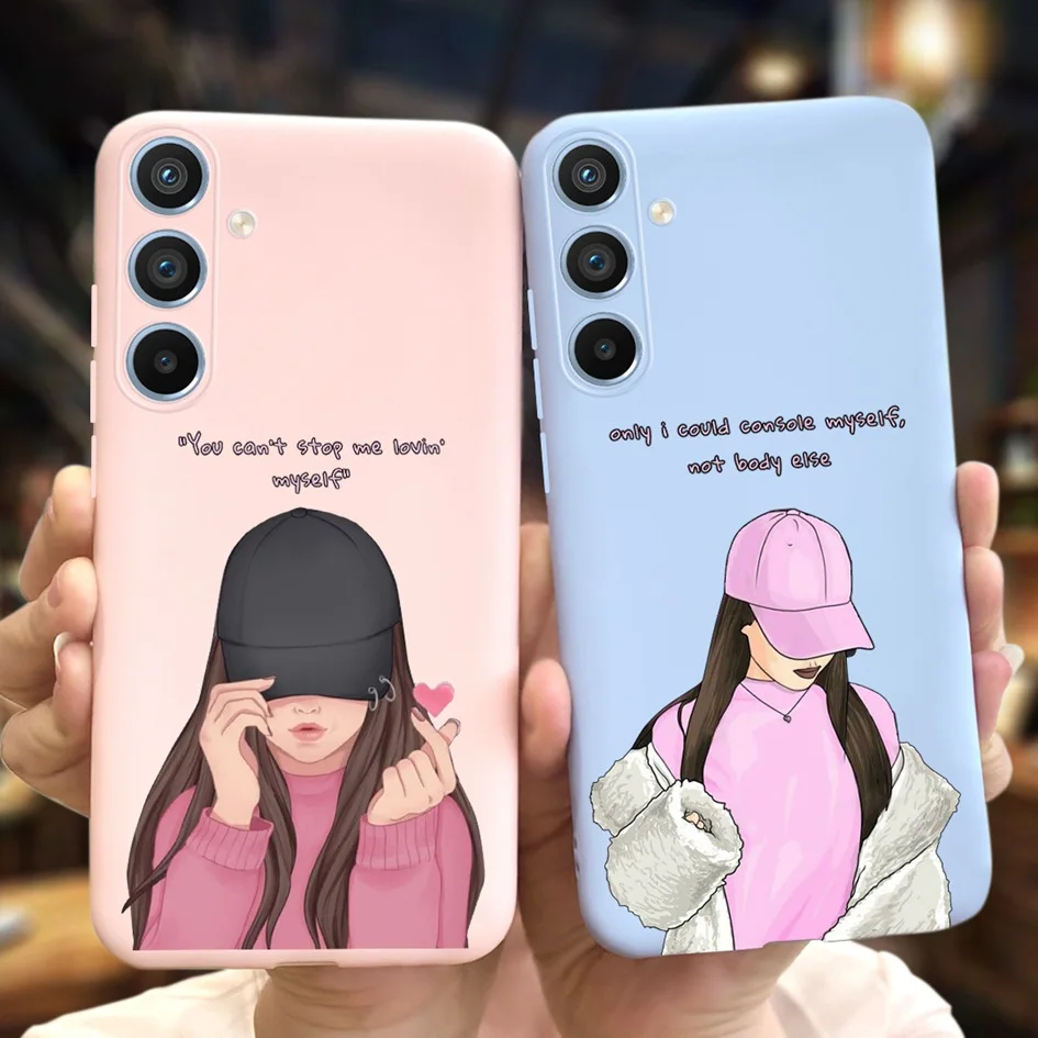For Samsung Galaxy A54 5G Case 2023 Cute Daisy Flower Slim Silicone Soft Cover For Samsung A54 A 54 GalaxyA54 SM-A546B Funda New