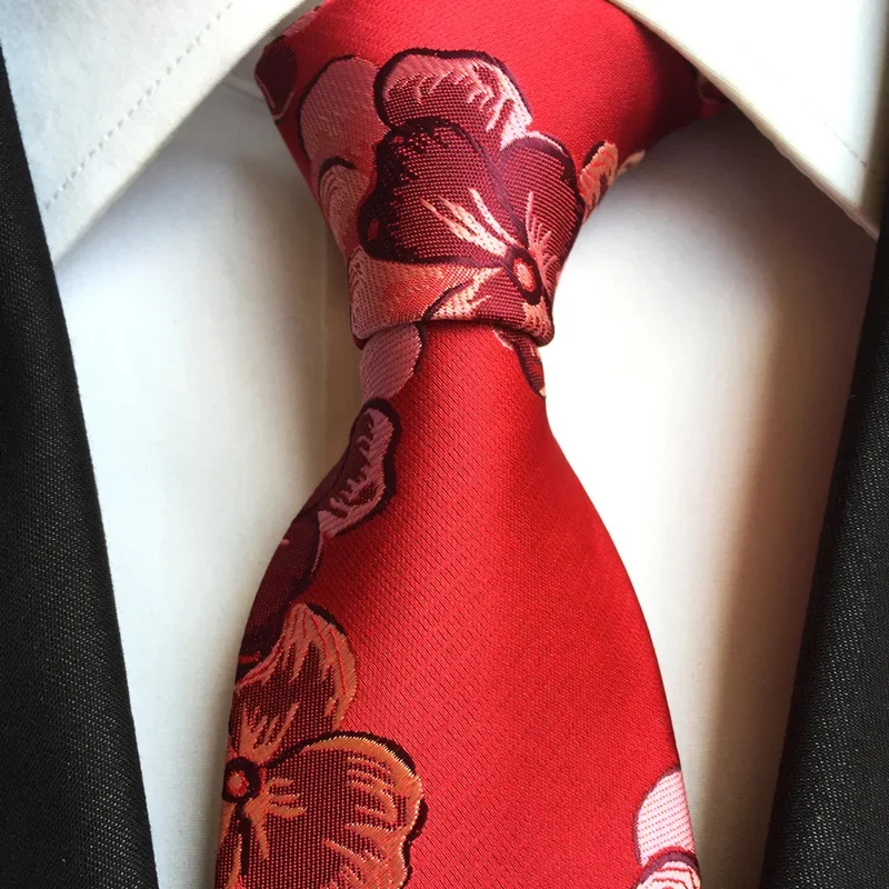 

New Men's Ties flowers Business Wedding Party Shirt Accessories Gifts 146x8x3.5cm