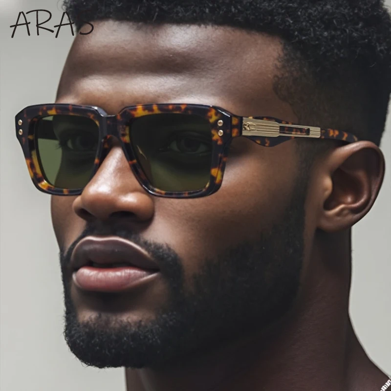 

Polarized Classic Square Sunglasses Men 2025 Luxury Brand Steampunk UV400 Driving Sun Glasses For Male Trendy Small Frame Shades