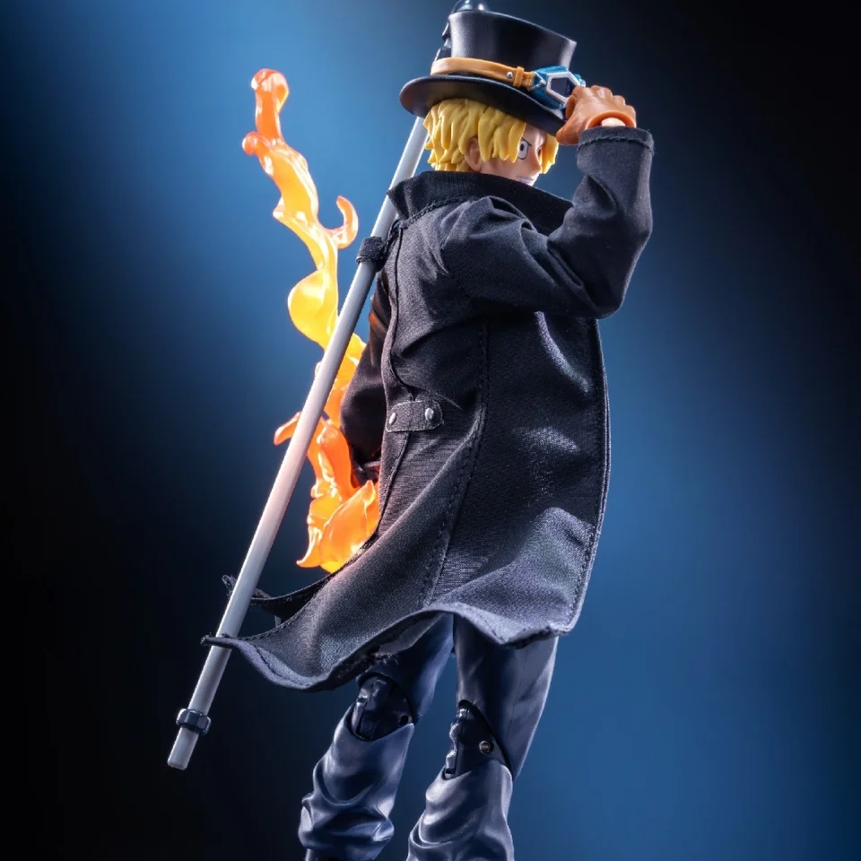 One Piece SHF Anime Handmade Sabo Tailored Generation Black Long