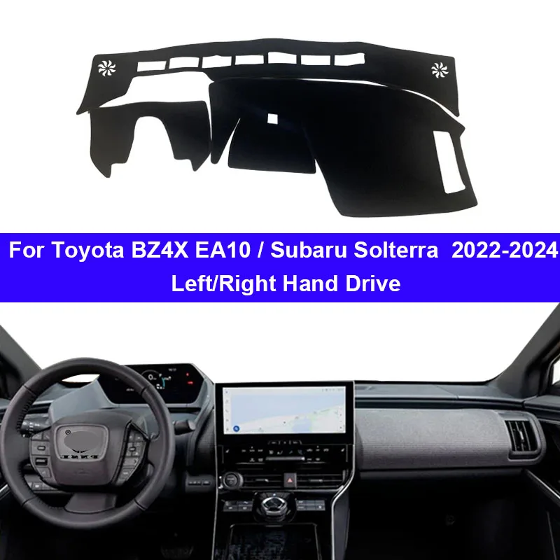 Car Dashboard Cover Dash Mat For Toyota BZ4X EA10 Subaru Solterra 2022 2023 2024 Avoid Light Pad Accessories Anti-UV Case Carpet