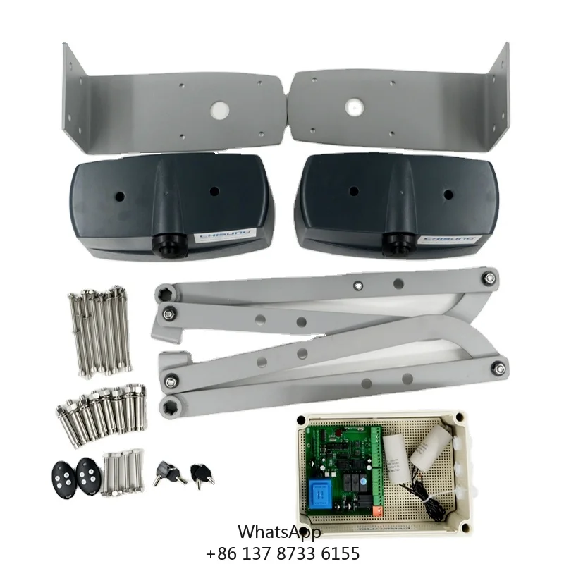 

New Arrival Modern Design Electric Door Closer Automatic AC 500kg Swing Gate Opener With Curve Arm For Hospitals 4m Gate Motor