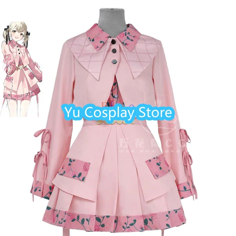 

Yu-Cosplay Azusawa Kohane Cosplay Costume Game Project Sekai Cosplay Punk Dress Clothing Party Suit Halloween Uniforms Custom