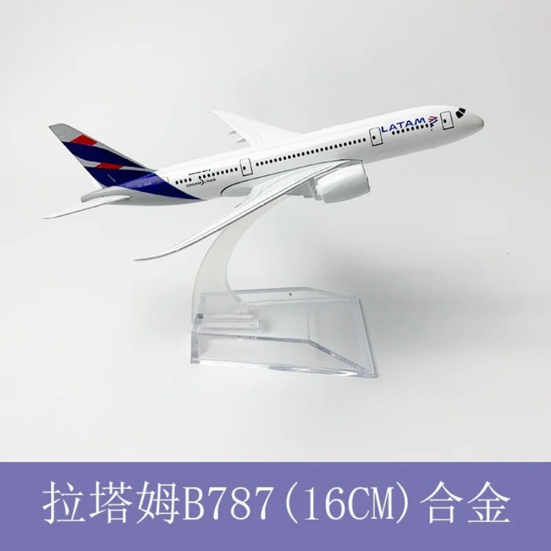 

Latin American Airlines B787 16cm Metal Aircraft Model 1:400 Scale Simulated Passenger Aircraft Die-Cast Alloy Solid Static Disp