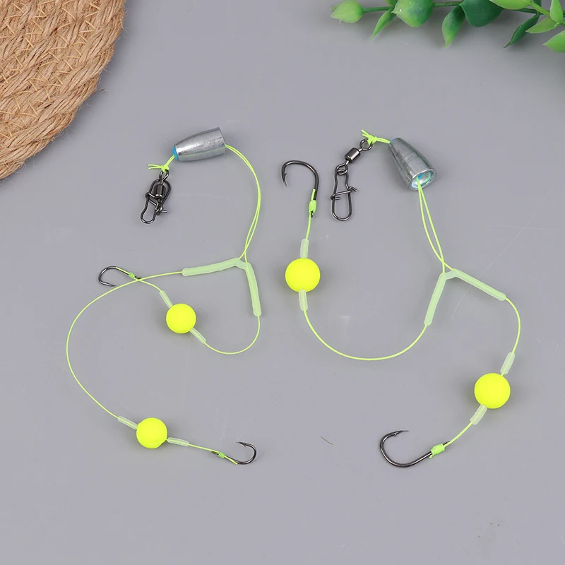 1 قطعة هوك مزدوج الصيد الشعر الحفارات هوك عكس أسفل خط تعليق الكارب الصيد هوك جاهز مكافحة أسفل الكارب الحفارات #3