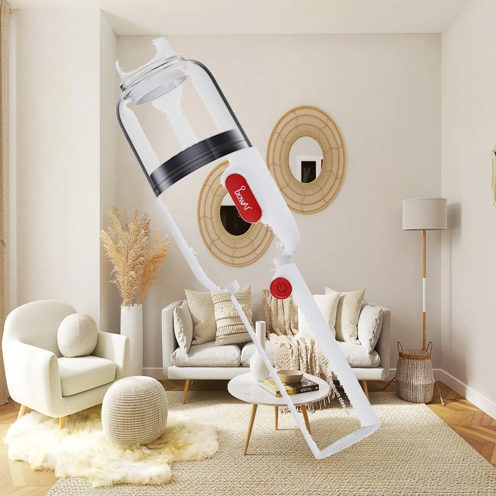 Mini Cordless Car Vacuum Cleaner for Auto Home Wet and Dry Powerful Suction