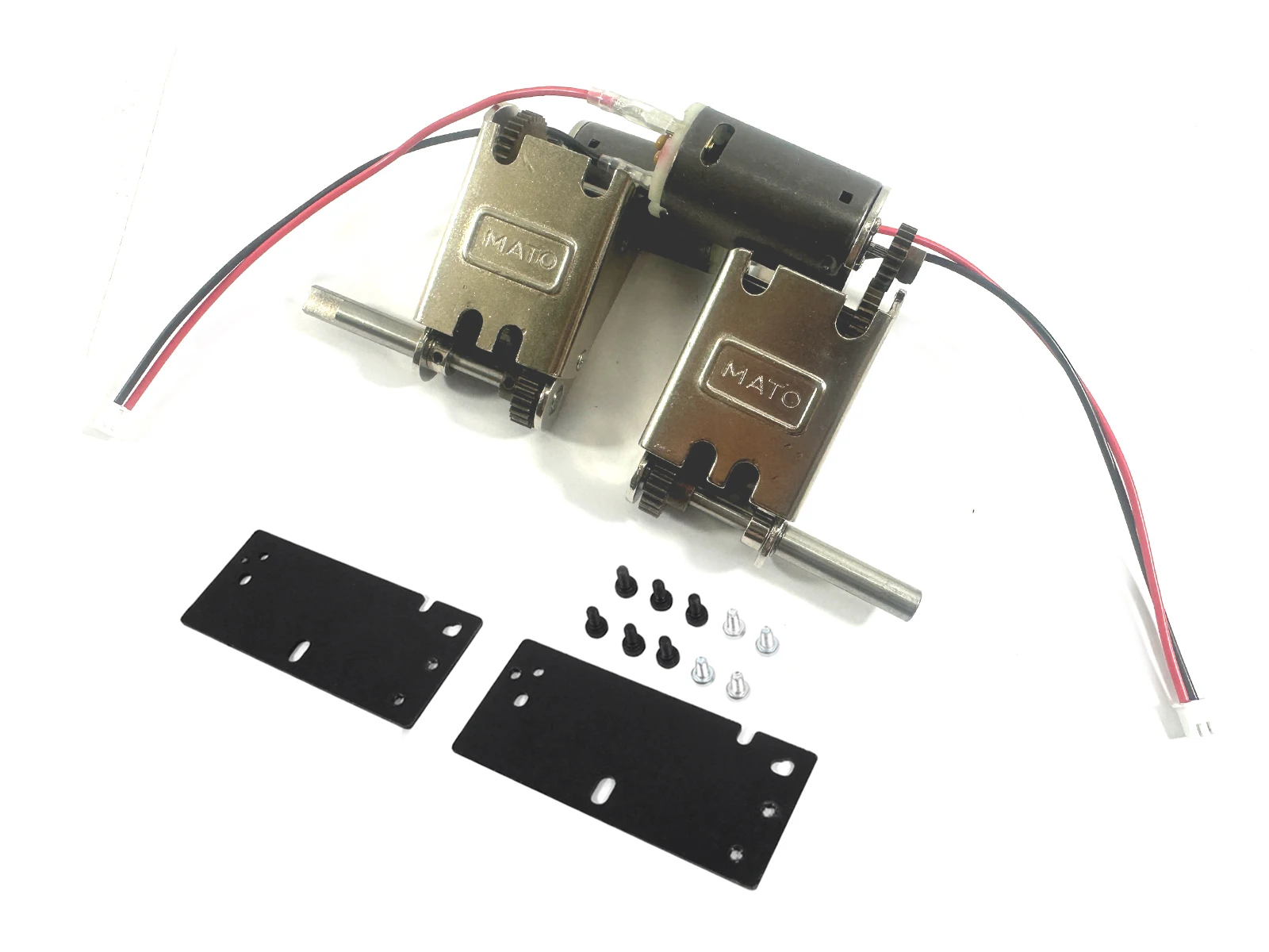 

New Mato 5.0 5:1 390 Motor Upgraded Steel Gearbox Engines With Bearings For 1/16 Heng long 3879 Panther G 3888 Kingtiger Tank