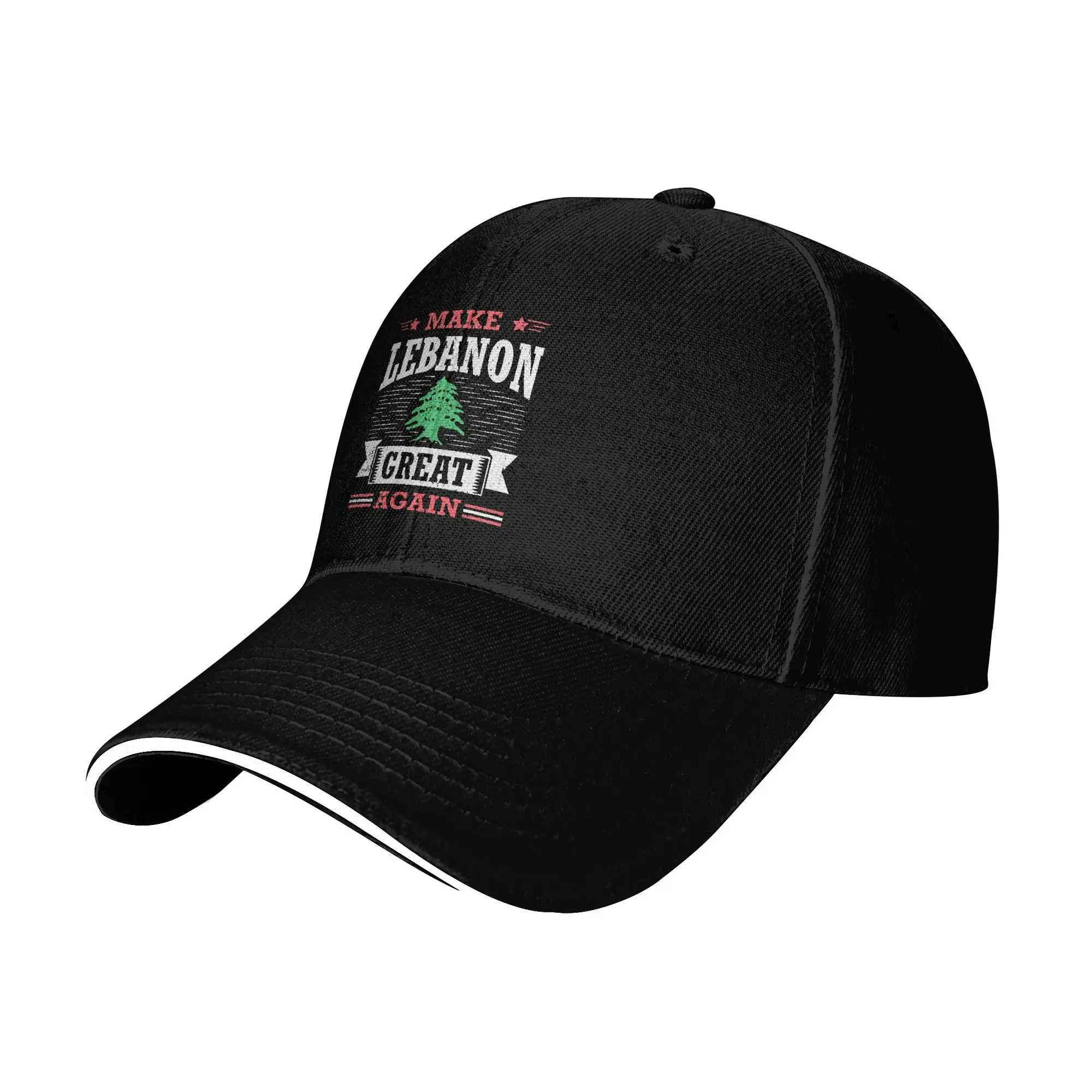 Make Lebanon Great Again  Washed Baseball Cap  Fashion Sun Hip Hop Hats Summer Women Men Kpop Rock Baseball Caps