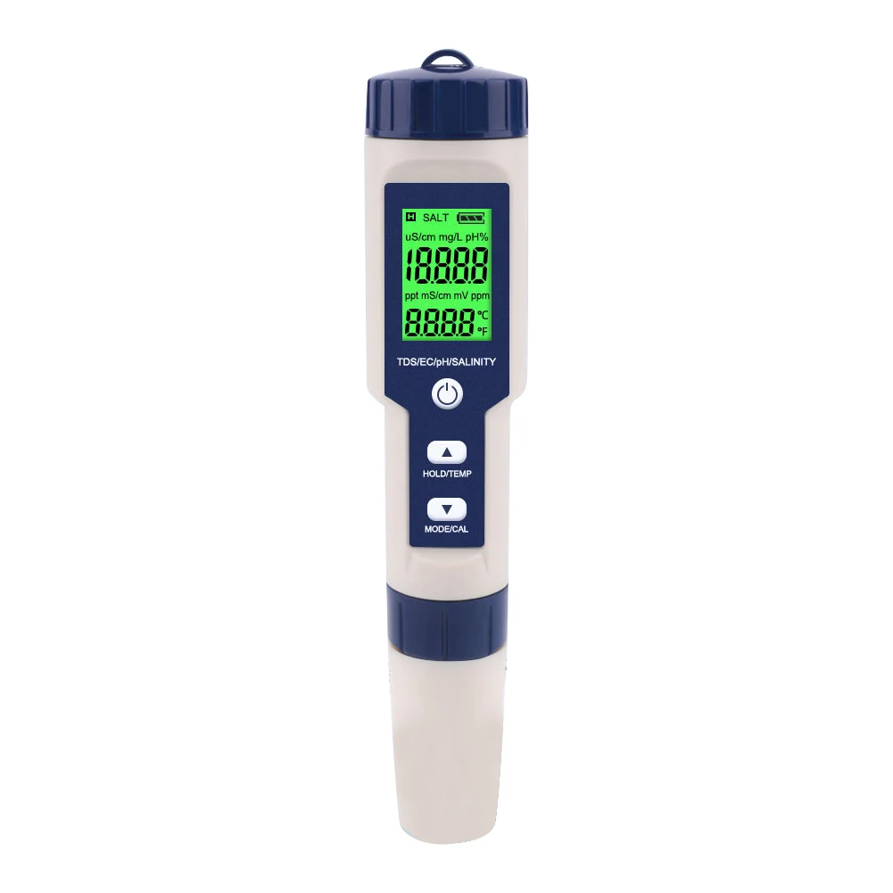 5 in 1 Portable Water Quality Meter Tester
