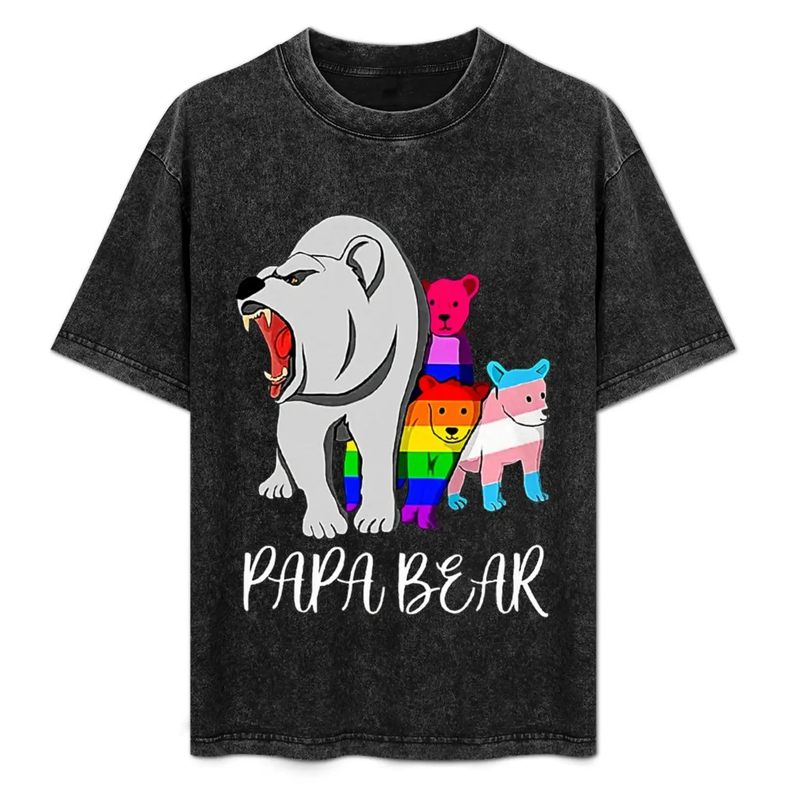 

PAPA Bear - LGBT Pride T-Shirt cute tops custom shirt customizeds men t shirt