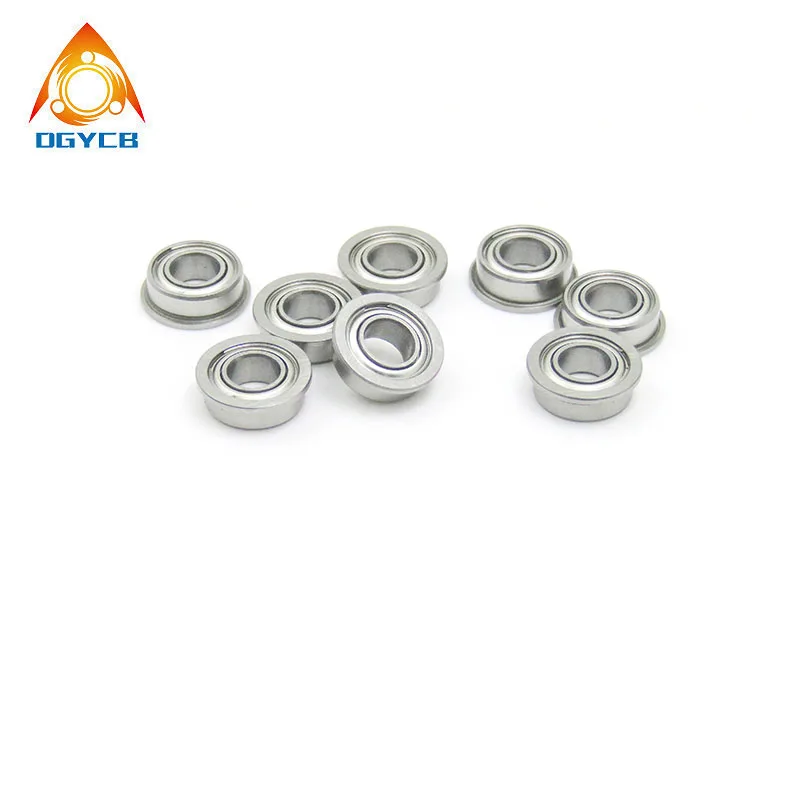 5pcs Mini Toys Flange Ball Bearing 3x6x2.5 MF63 ZZ LF630ZZ MR63ZZ Flanged Bearing 3*6*2.5 Miniature Ball Bearing