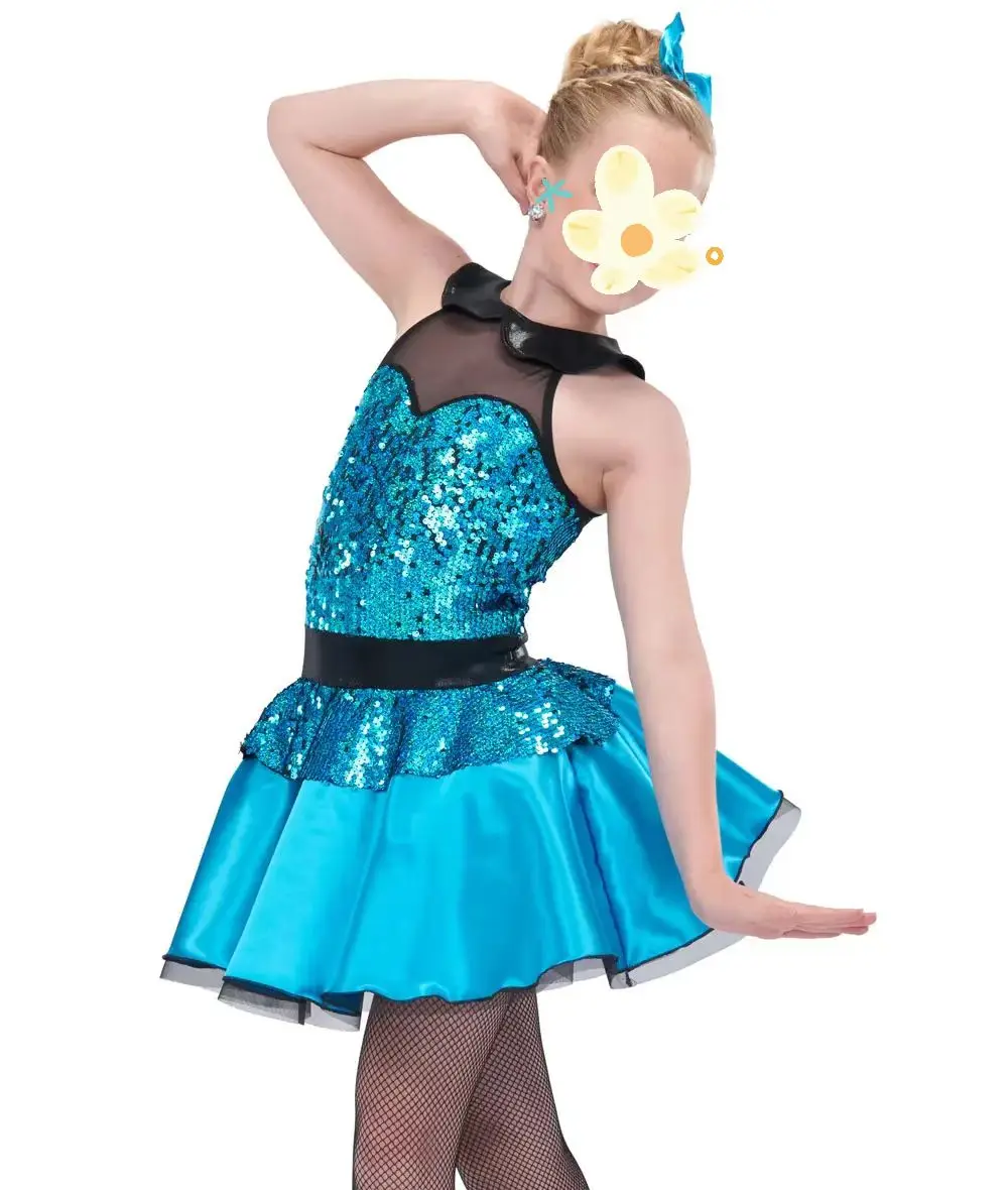 New dance costume professional jazz dance dress performance dress Lodysuit Latin dress