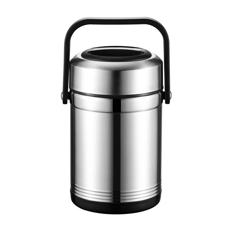 304 Stainless Steel Vacuum Insulated Lunch Box, 3-Layer Thermal Food Container for Adults & Students