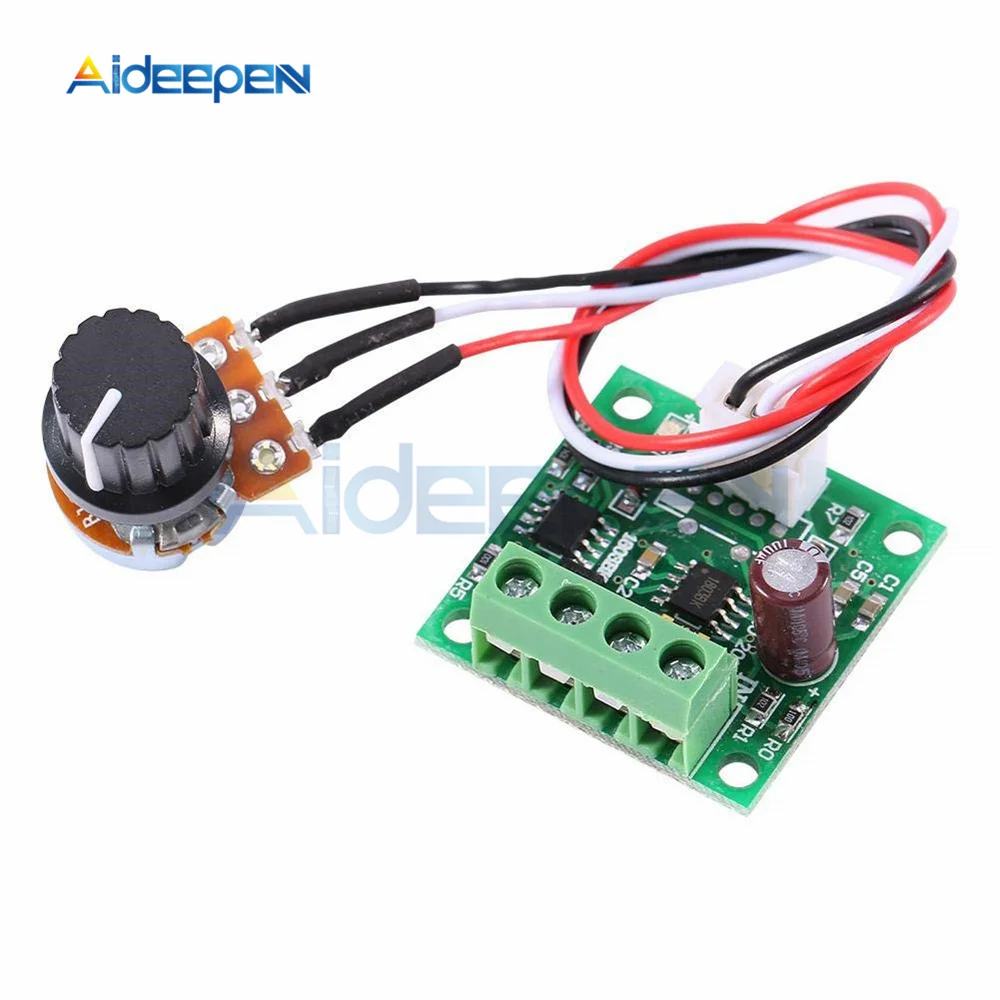 PWM-Motor-Drehzahlregler, automatisches DC-Motor-Regulierungsmodul, DC 1,8 V, 3 V, 5 V, 6 V, 9 V, 12 V, 2 A, Überstromschutz – Detail 2
