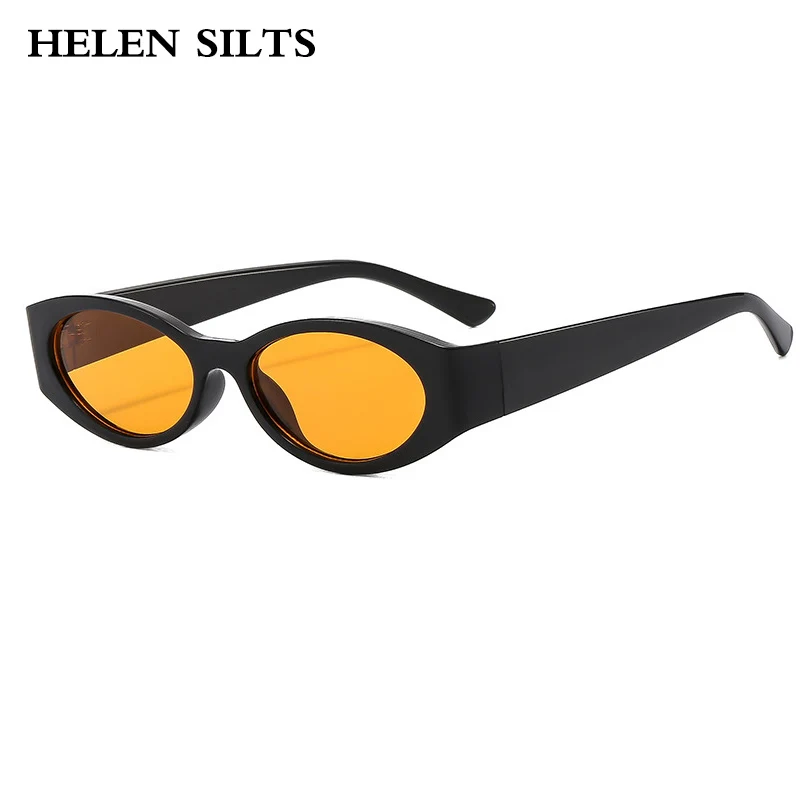 

Retro Oval Jelly Color Sunglasses Men Fashion Brand Designer Gradient Shades UV400 Women Orange Sun Glasse