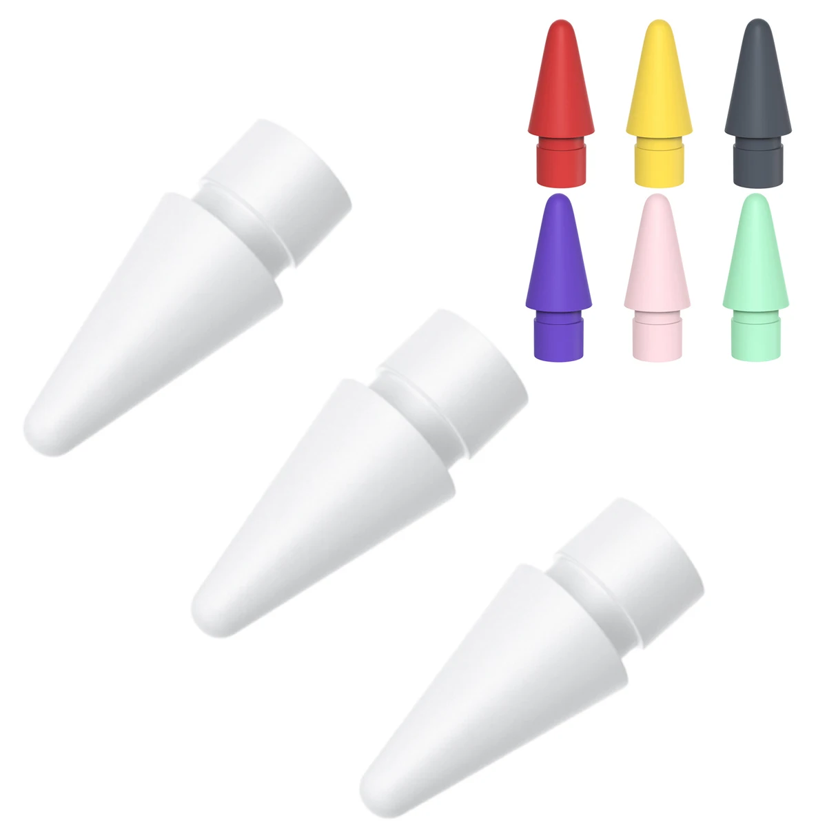 Suitable for Apple Pencil 1 st/Pencil 2 Gen iPad Stylus Replacement Tips Compatible For Apple Pencil 2 Gen Colorful