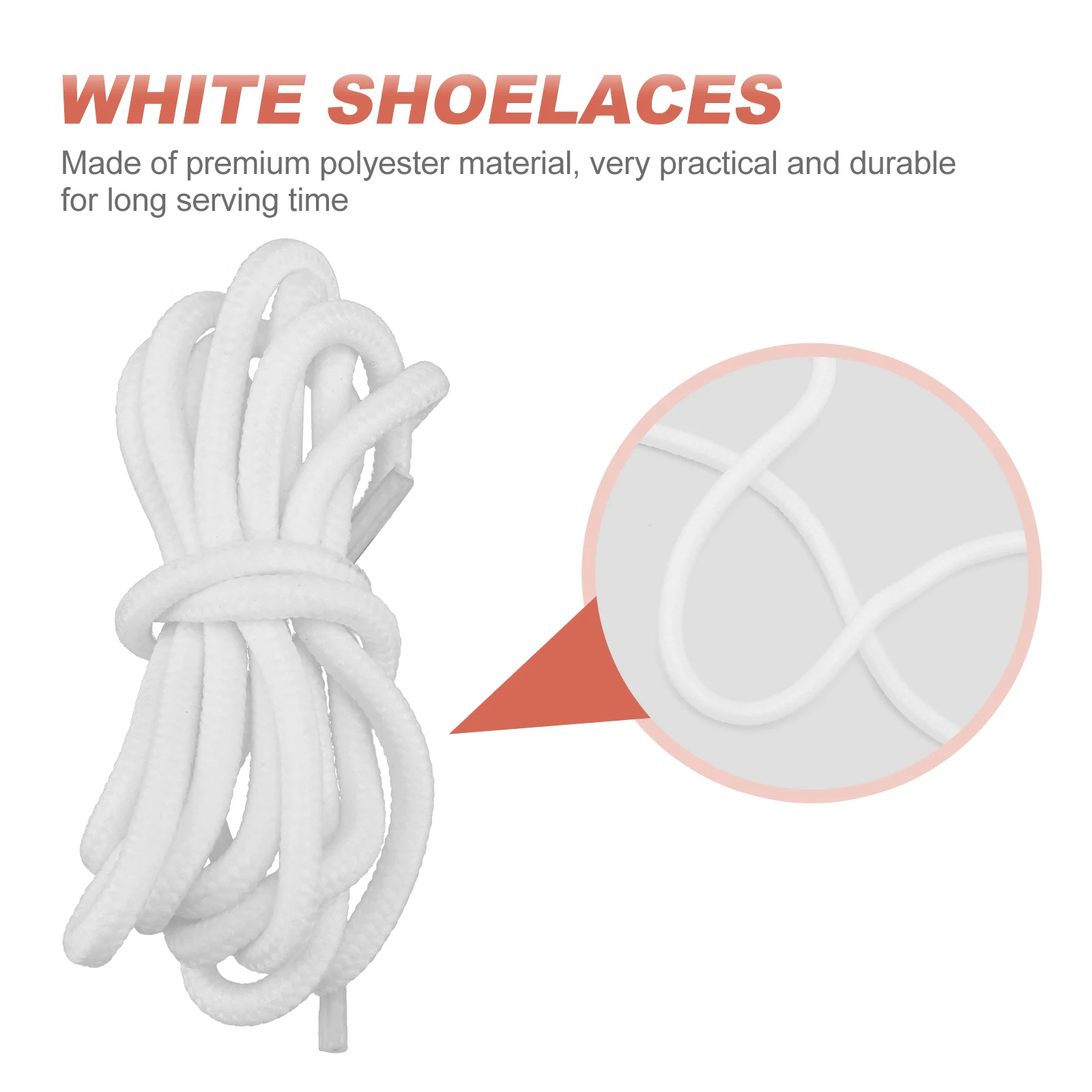 

1 Pair Flat Shoe Ties Decorative Shoelaces For Casual Shoes Basketball Footwear Accessories Durable Polyester Gift For Family
