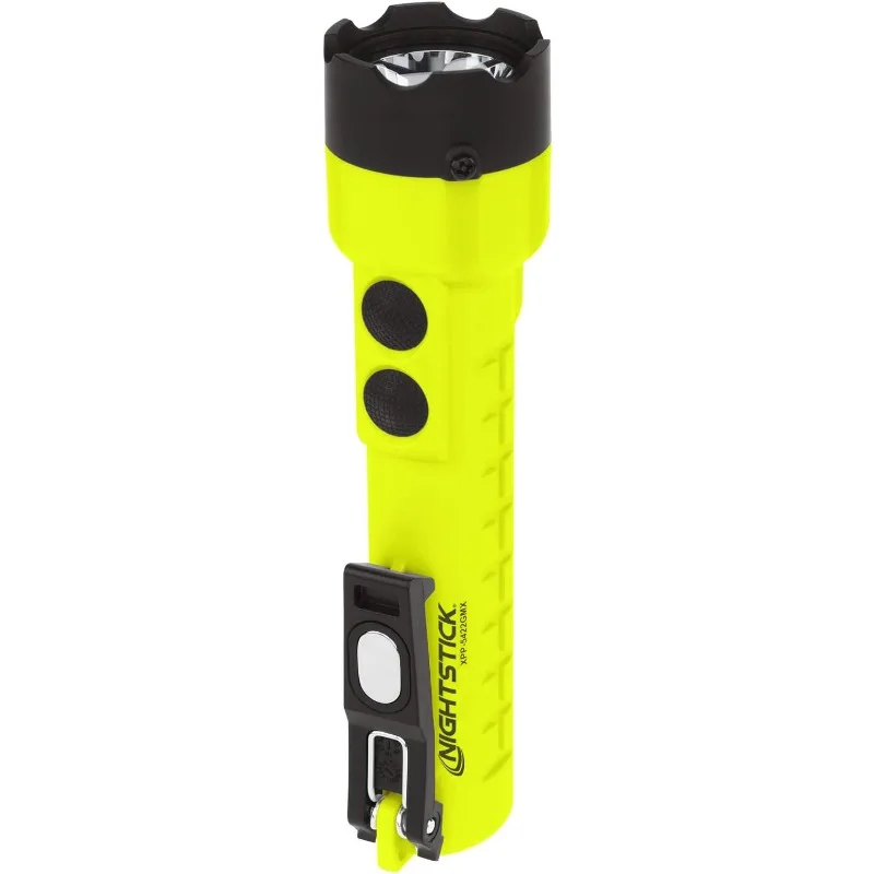 

Intrinsically Safe Dual-Light Flashlight with Dual Magnets, Green/Black