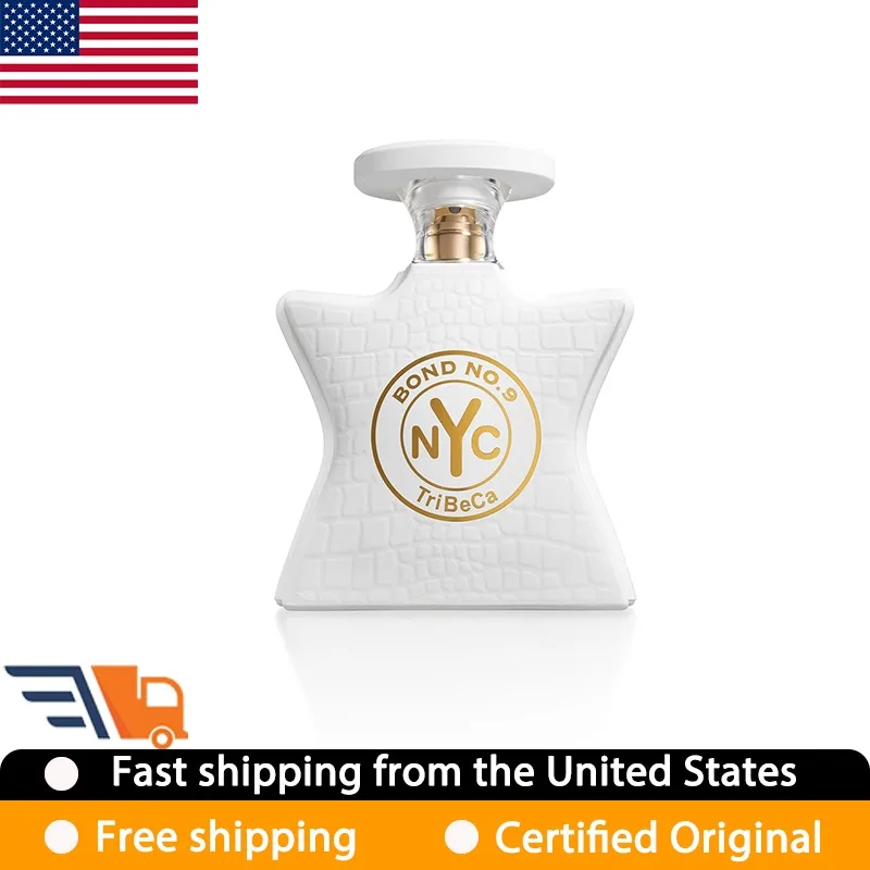 Bond No. 9 New York Tribeca Unisex Eau de Parfum Spray 100ML Original Perfume Lasting Oriental Gourmet Pheromone Cologne Makeup