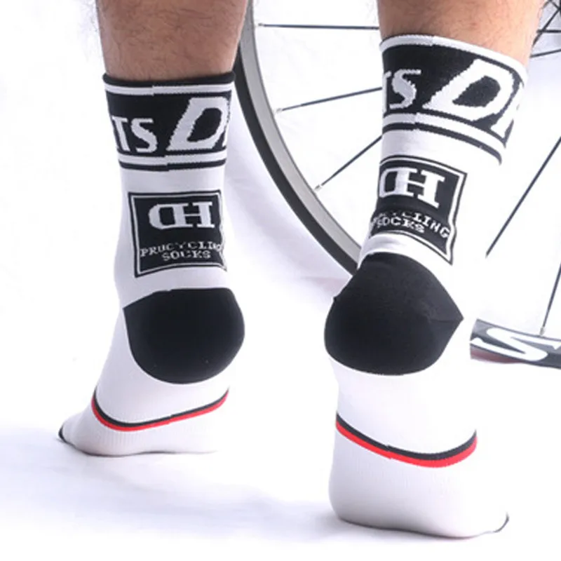 DH Sport-calcetines de ciclismo para hombre y mujer, medias profesionales suaves y transpirables para deportes al aire libre, correr, escalada y Tenis