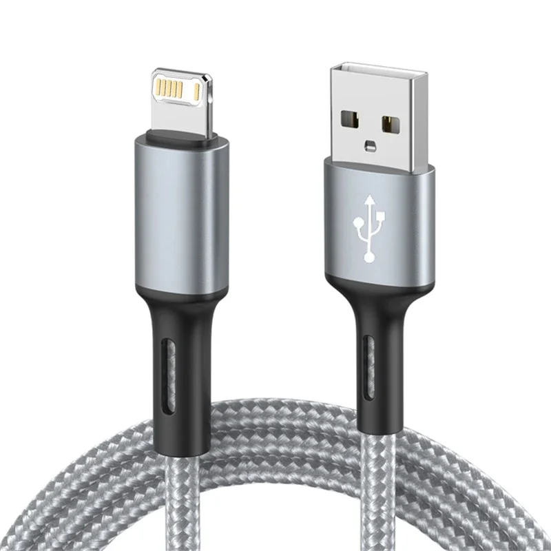Cable USB 3A para iPhone 14 13 12 11 Pro Max X XR 6s 7 8 Plus 0,25 m 1m 2m Cable de carga rápida para teléfono móvil Cable de cargador de datos