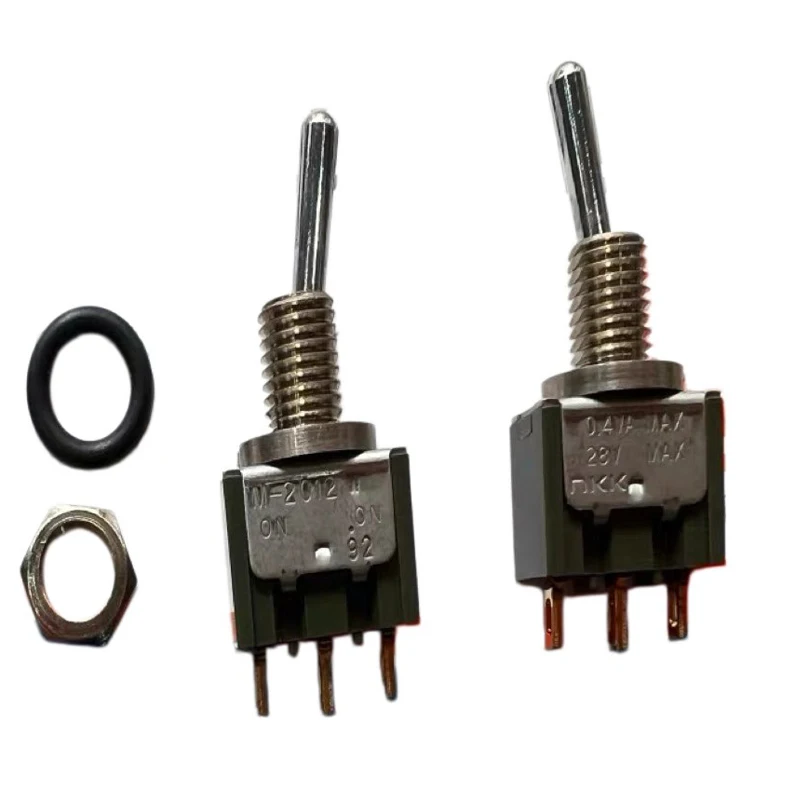 1PCS/LOTS 100% Japanese nkk M-2012W toggle switch 3-pin 2-gear shaking arm with gold plated foot 0.4VA opening 6mm