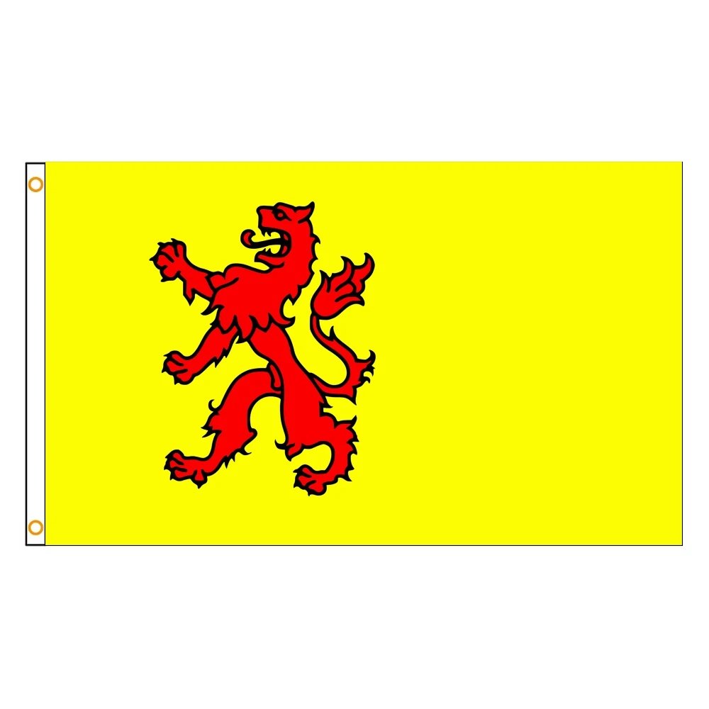 3x5 Ft South Holland Flag Vivid Color a Province of Netherlands Flags Polyester with Brass Grommets