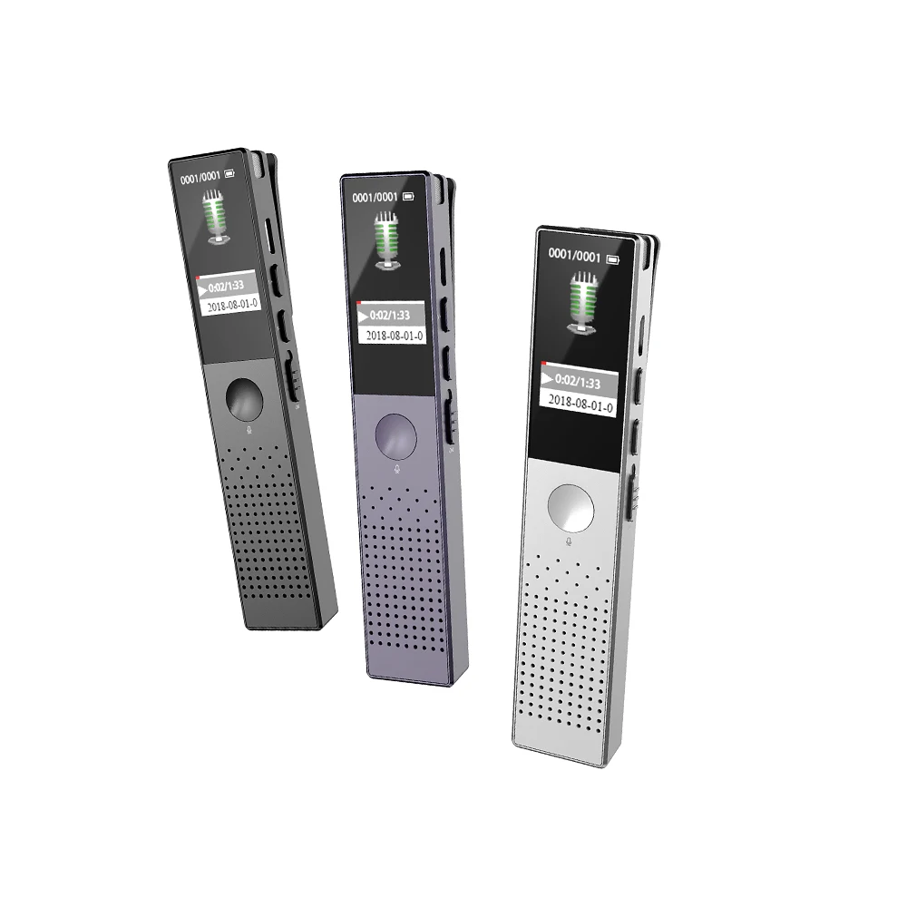 2022 hot high recording voice activated devices 16GB mini digital long distance voice recorder