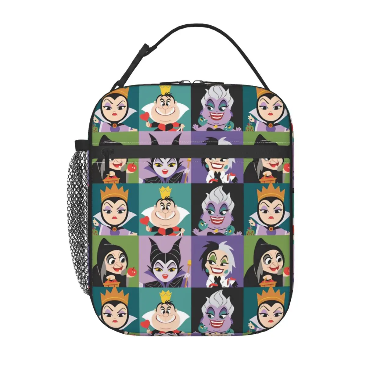 

Custom Movie Villains Group Print Insulated Lunch Bags for School Office Food Resuable Cooler Thermal Lunch Box Women Children