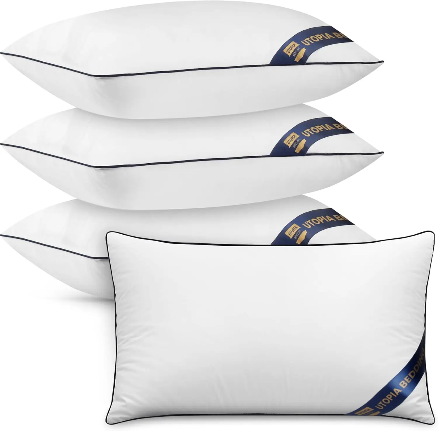 

Throw Pillow Inserts (Pa Of 4, White), 12 X 20 Hes Decorative Indoor Pillows For Sofa, Bed, Couch, Cushion Sham Stuffer
