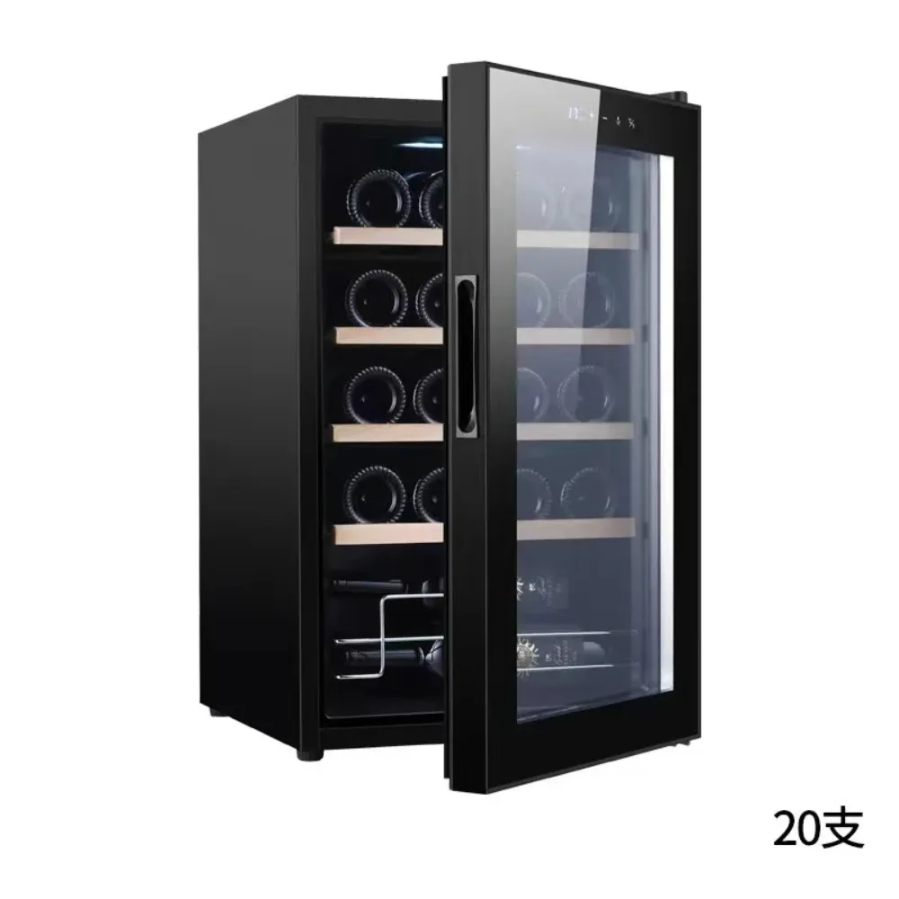 Large Capacity Freestanding Wine Fridge for 32/48 Bottles Home Wine Storage