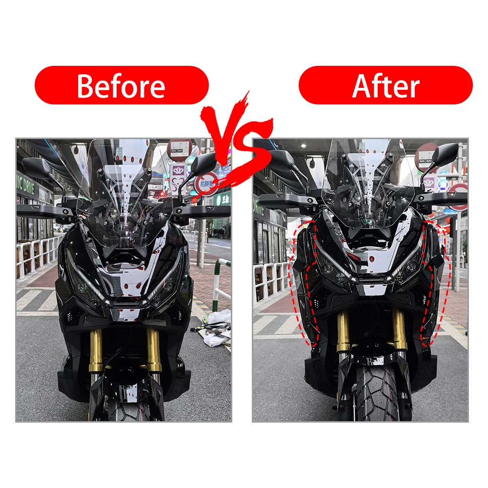 FOR Honda X-ADV750 XADV 750 2025 2026 Motorcycle Side Air Deflectors Side Leg Fairing Decorate Wind Deflector Shield Accessories