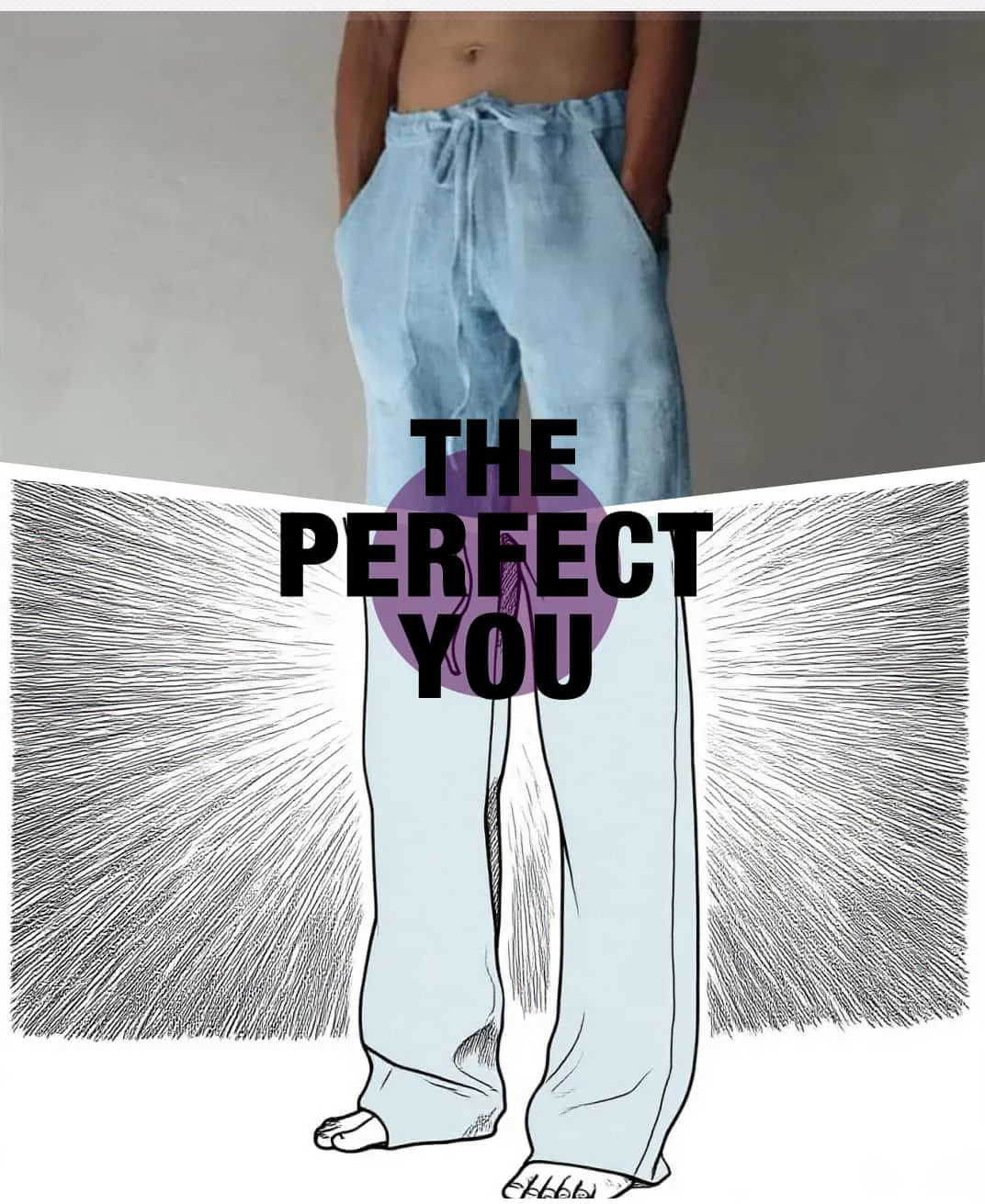 

Men's Cotton Linen Pants Summer Loose Fit Casual Streetwear Hip Hop Breathable Joggers Straight Trousers for Vacation (Plus Size