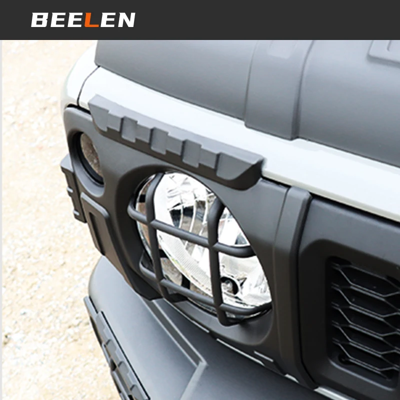 2Pcs Car Front Headlight Cover Headlamp Trim Decor Fit For Suzuki Jimny JB64 Sierra JB74W 2019 2023 accessories