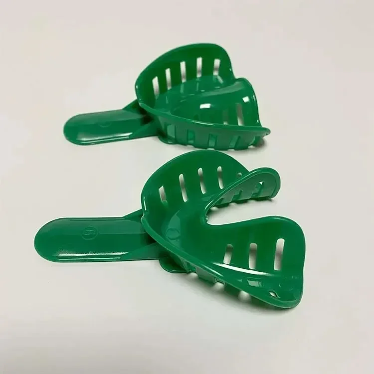 Einweg-Dentalabdrucklöffel aus Kunststoff, glatte, abgerundete Kanten, Dentalwerkzeuge für die Mundpflege, Zubehör für den täglichen Gebrauch in der Klinik – Detail 7