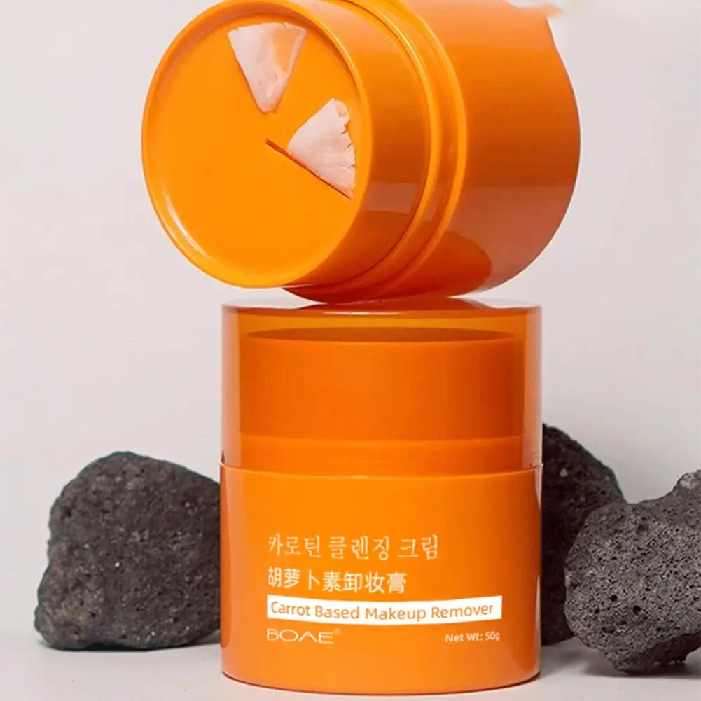 50g Carotene Makeup Remover Cream pulisce delicatamente la pelle la cura idratante viso E3y2