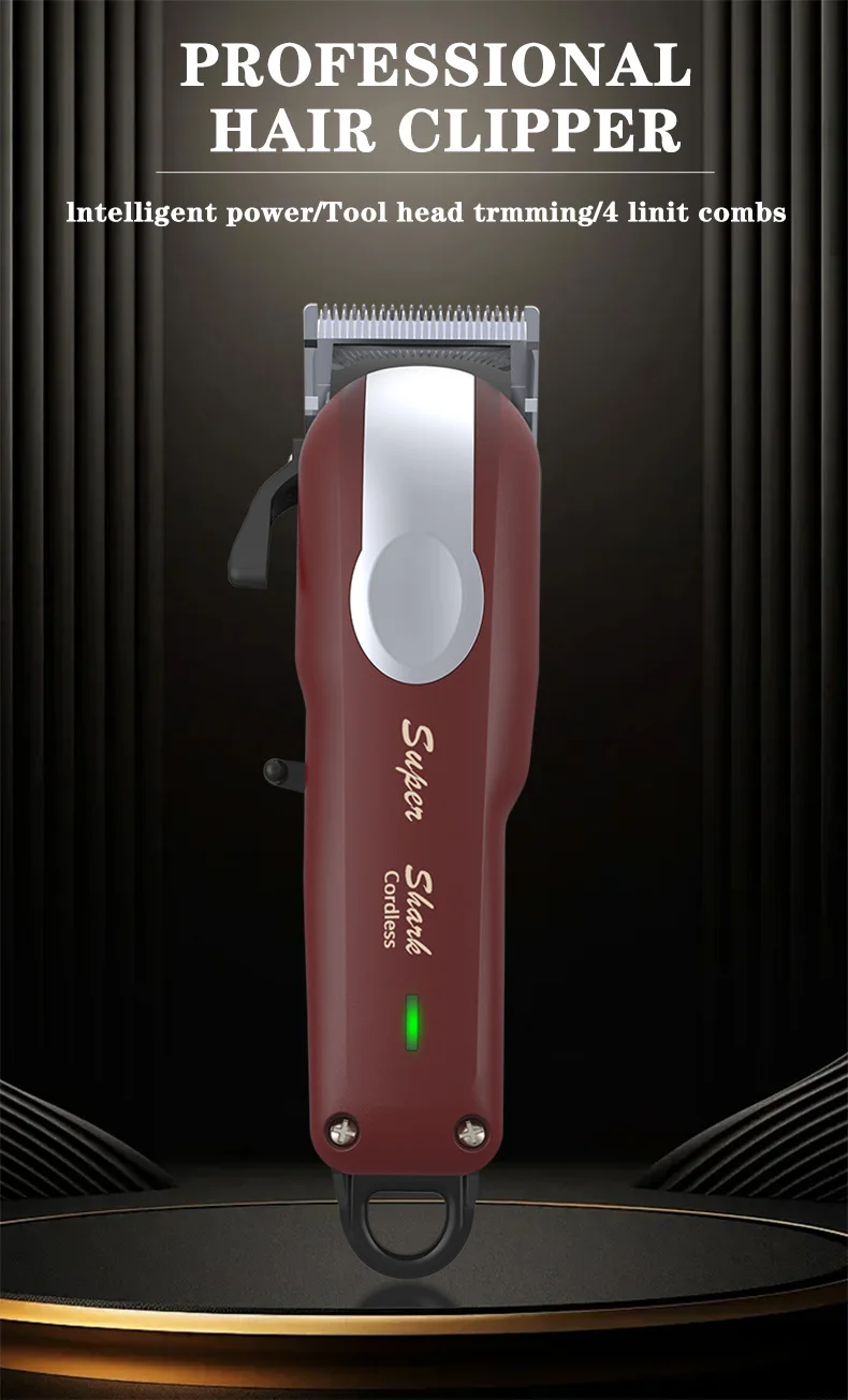 Magicful Professional Hair Clipper Lithium Battery USB Chargeable Trimmer LED Display Home Man Beard Shaver Hair Cutting Machine