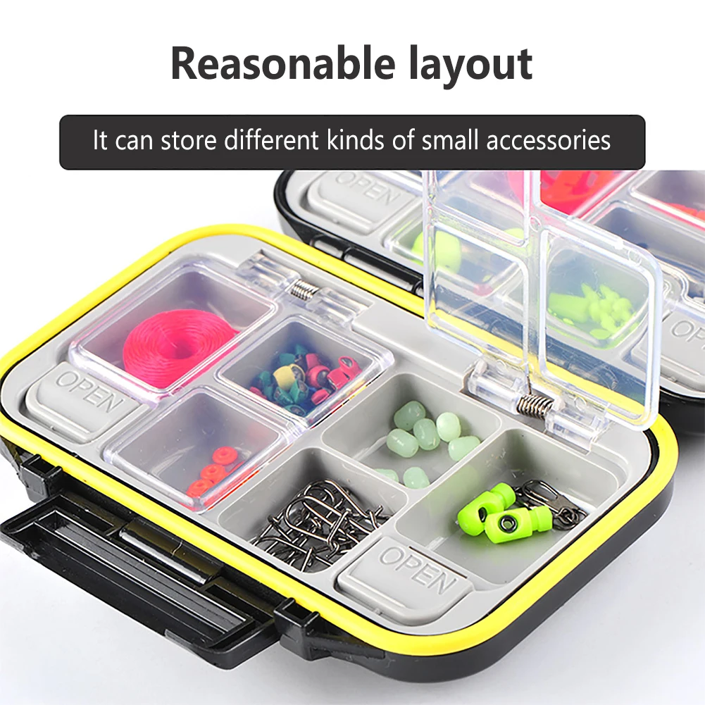 

Fishing Tackle Box Waterproof Multifunctional Fishing Lure Hooks Storage Box Container Fishing Tool Accessories