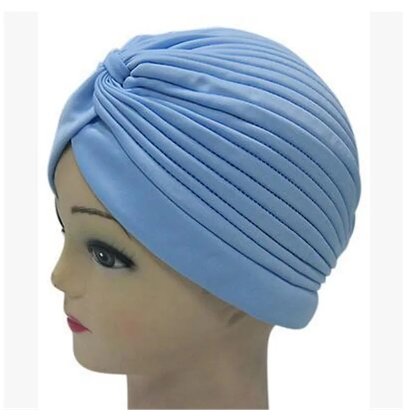 Women Muslim Hijab Turban Headbands Cap Autumn Winter Warm Headwear Casual Streetwear Female Muslim Indian Hats