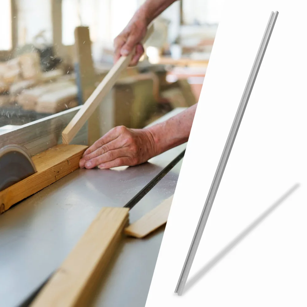 T-Track Miter Track Jig Aluminum Alloy Slot Rail Non-Porous Sliding Fixture Woodworking Tool for Table Saw Router Jig