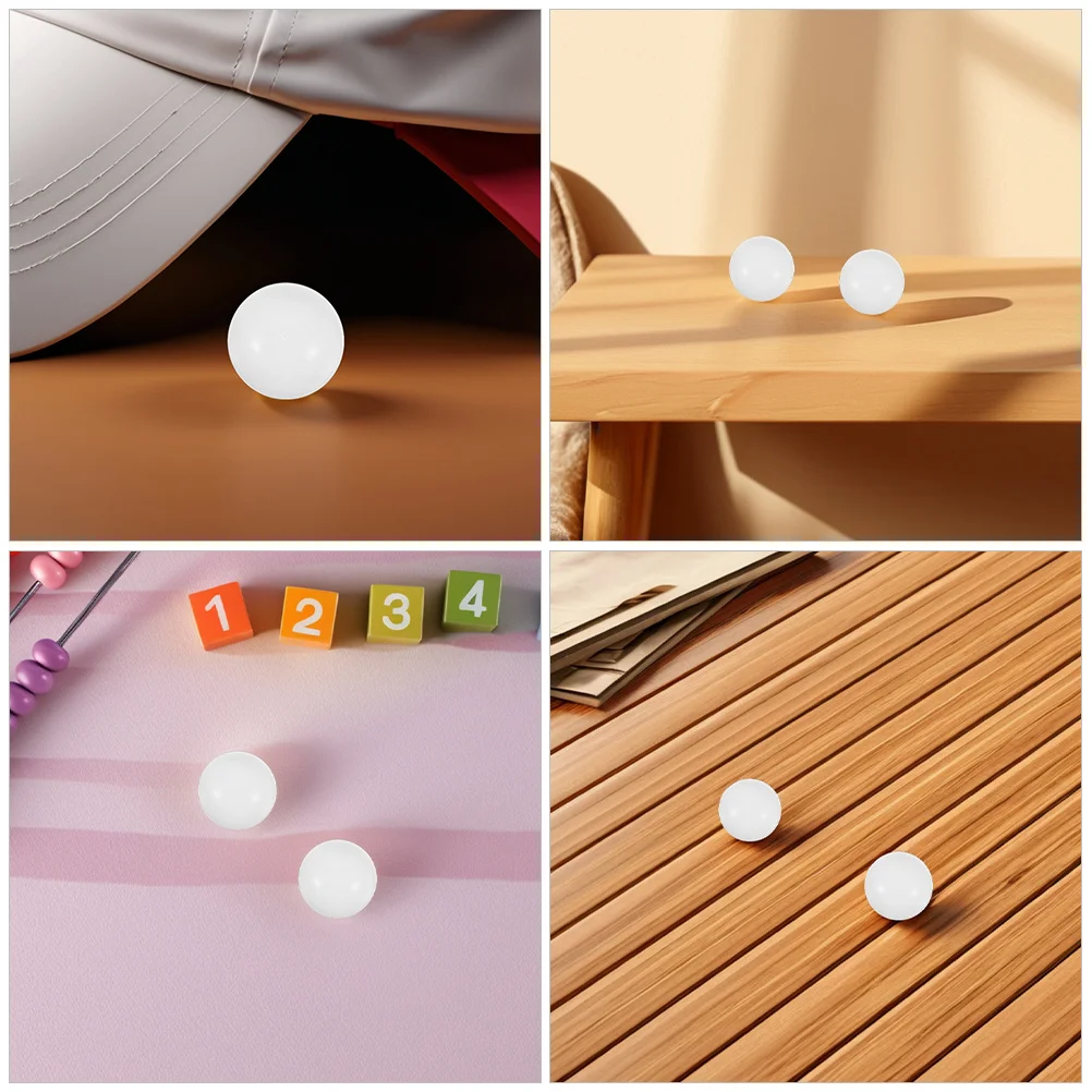 100 قطعة من كرات بونج المتوهجة في الظلام، كرات تنس طاولة بلاستيكية عالية المرونة للأنشطة الخارجية