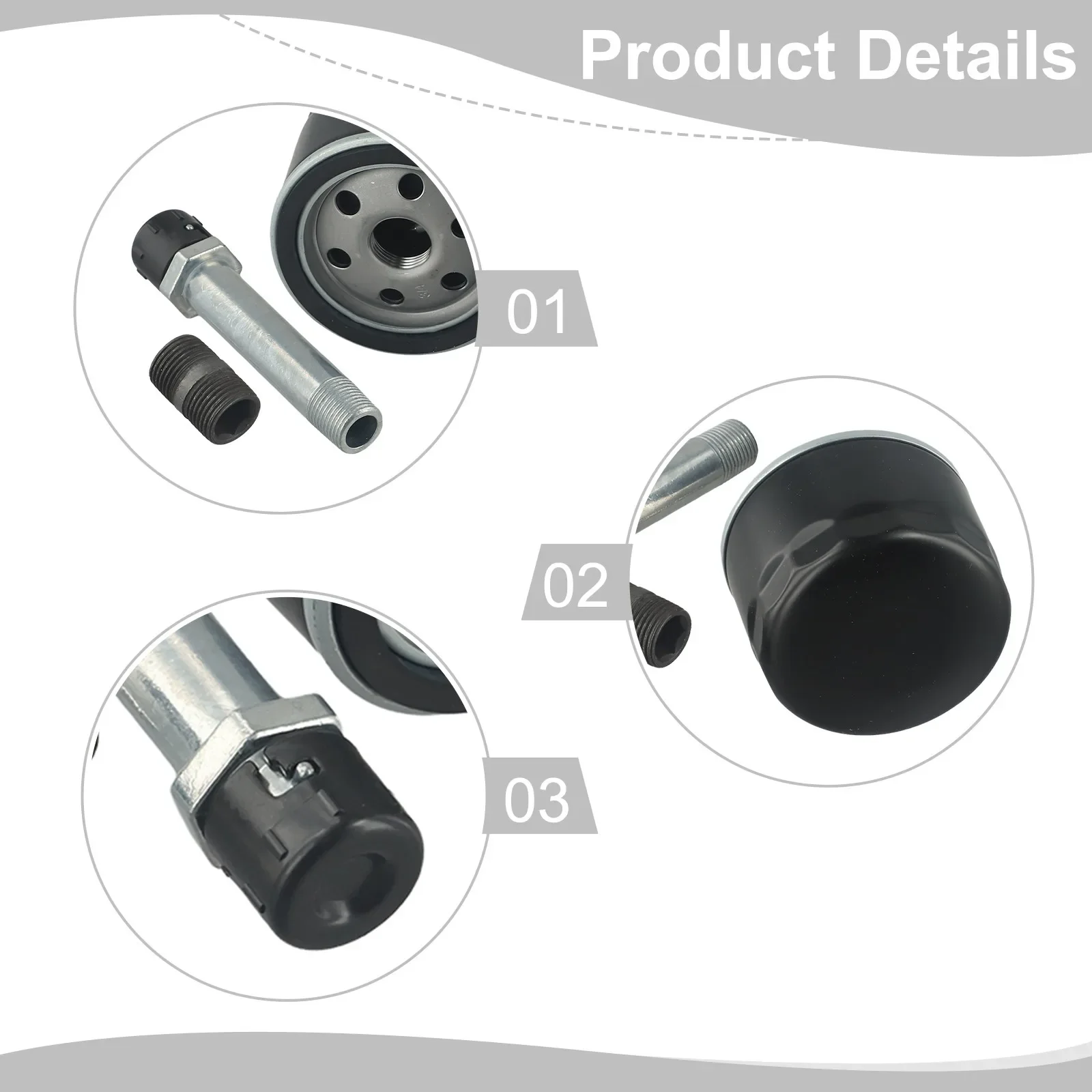 

Adapter Fitting For Tractors Easy Change Kit Oil Filter AM125424 Adapter Fitting MIU13767 For Easy Maintenance
