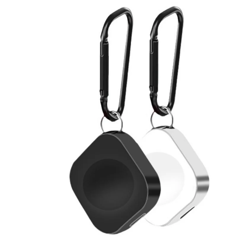 ساعة صغيرة محمولة شاحن لاسلكي ثنائي المنفذ من النوع C شحن لساعة أبل iWatch 10 9 8 7 SE 6 5 4 3 2 1 لوحة شحن سريعة