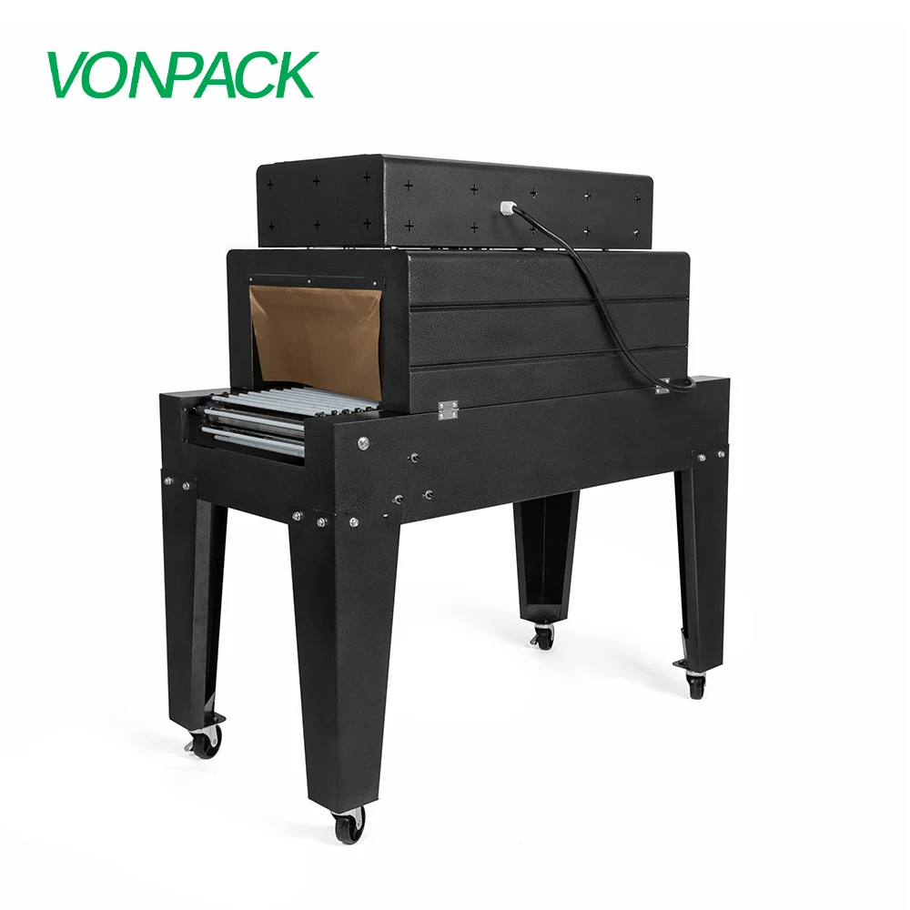 4020ลูกกลิ้งร้อนคู่กล่องไฟฟ้าขนาดใหญ่เครื่องห่อฟิล์มหดพร้อมขาตั้งเครื่องแพ็กแบบอัตโนมัติ PP PVE