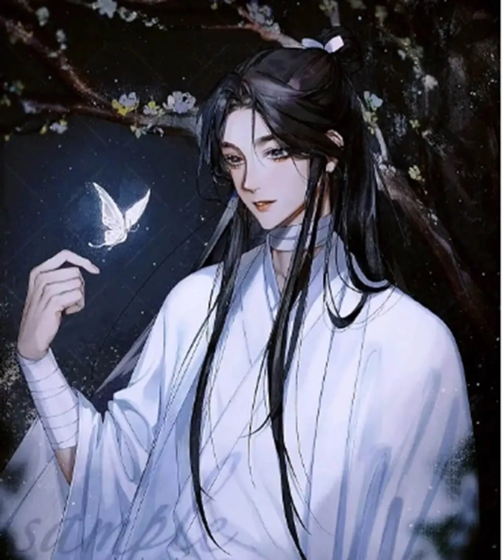 Anime Xie Lian cosplay kostuum anime Tian Guanci Fu cosplay Xie Lian complete set mannelijke en vrouwelijke witte Halloween rekwisieten