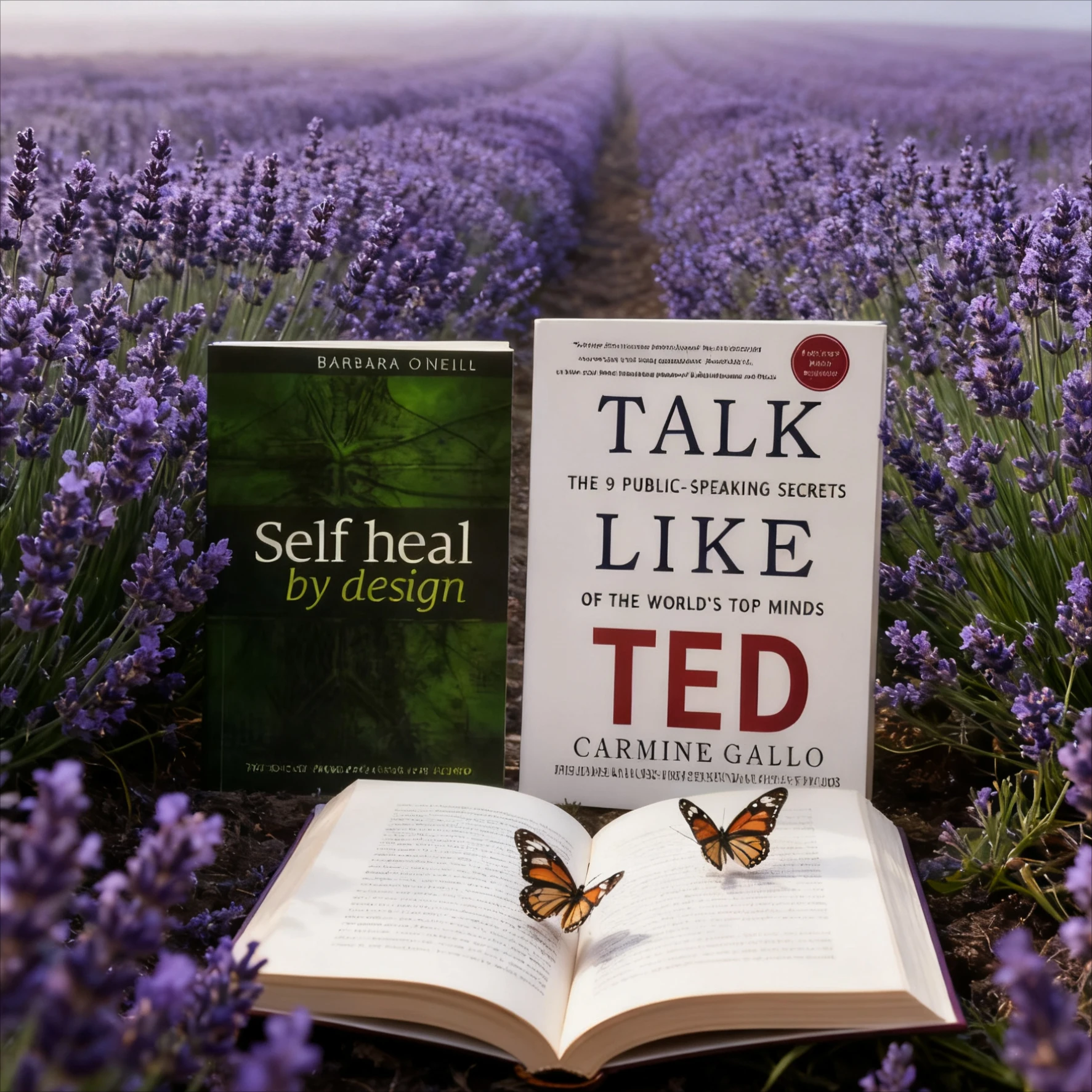 

《Self Heal By Design》+《Talk Like TED》Health guide to focus on the body's self-healing Improve speaking skills be Christmas gift