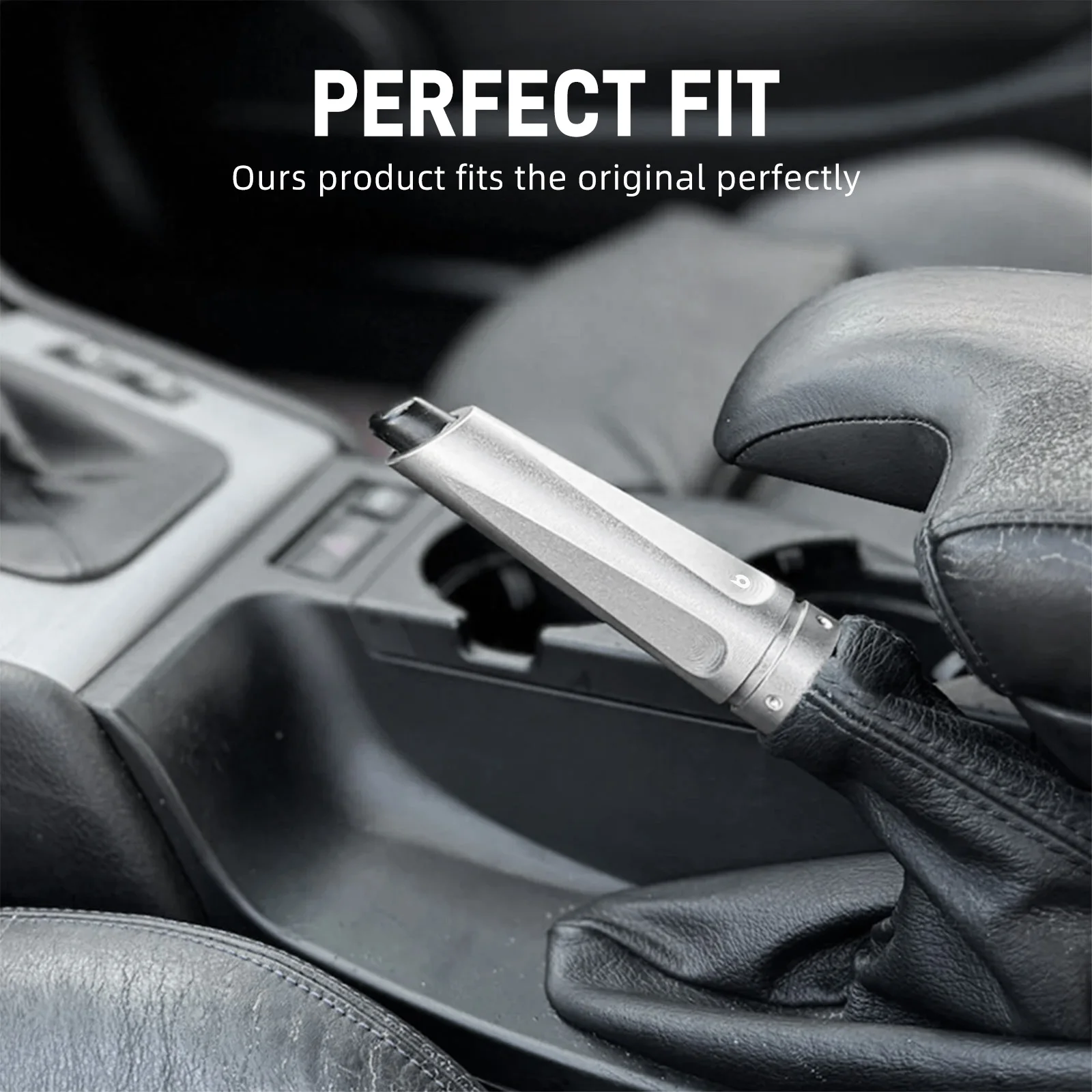 BEVINSEE Aluminum Hand Brake Handle For BMW E46 E36 M3 E39 E60 E61 E34 M5 E87 E81 E82 E65 E66 X3 E83 X6 X5 E53 E70 X6 SAV Z3 Z8