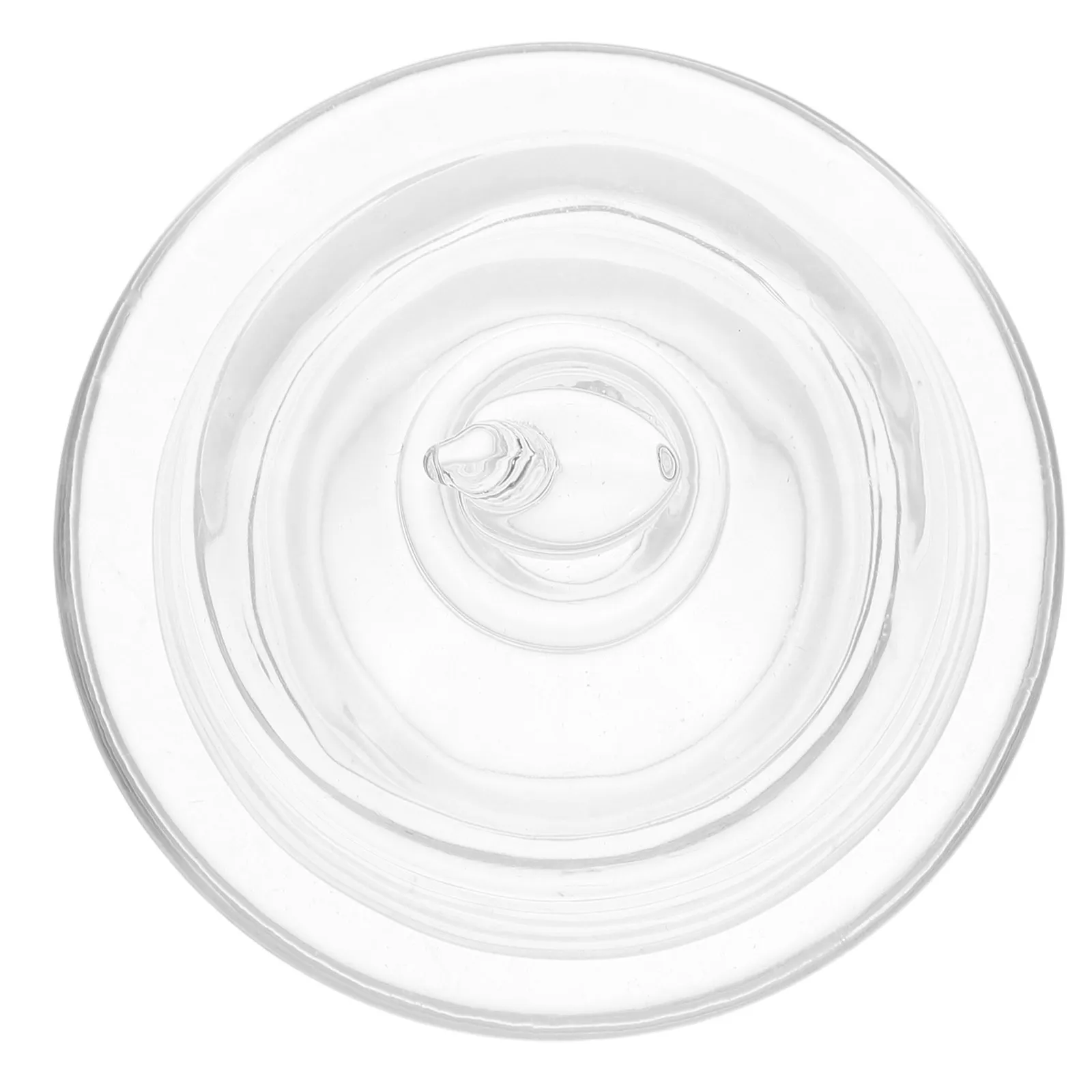 Glass Ink Stand with Dome Lid for Chinese & Japanese Calligraphy Sumi Ink Storage – Transparent Traditional Art Inkwell