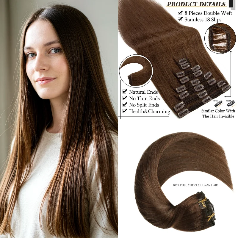 100-capelli-umani-7-pezzi-di-extension-con-clip-18-pollici-onda-profonda-2-30-extension-facili-da-applicare-per-aggiungere-lunghezza-e-densita-professionali-per-ufficio-vendita-all'ingrosso