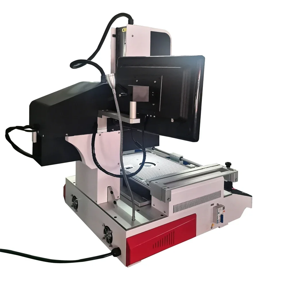 Lybga g820 5300w universal semiautomático compacto alinhar industrial estação de retrabalho bga portátil ic máquina de dessoldagem 220v